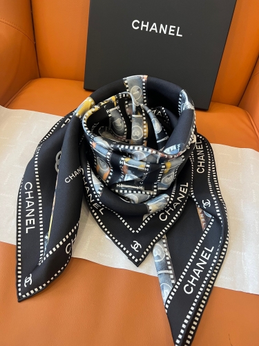 Chanel  square scarf