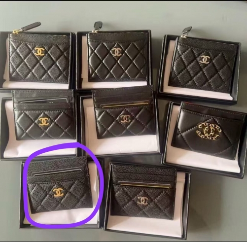 Chanel cardholder 2pcs