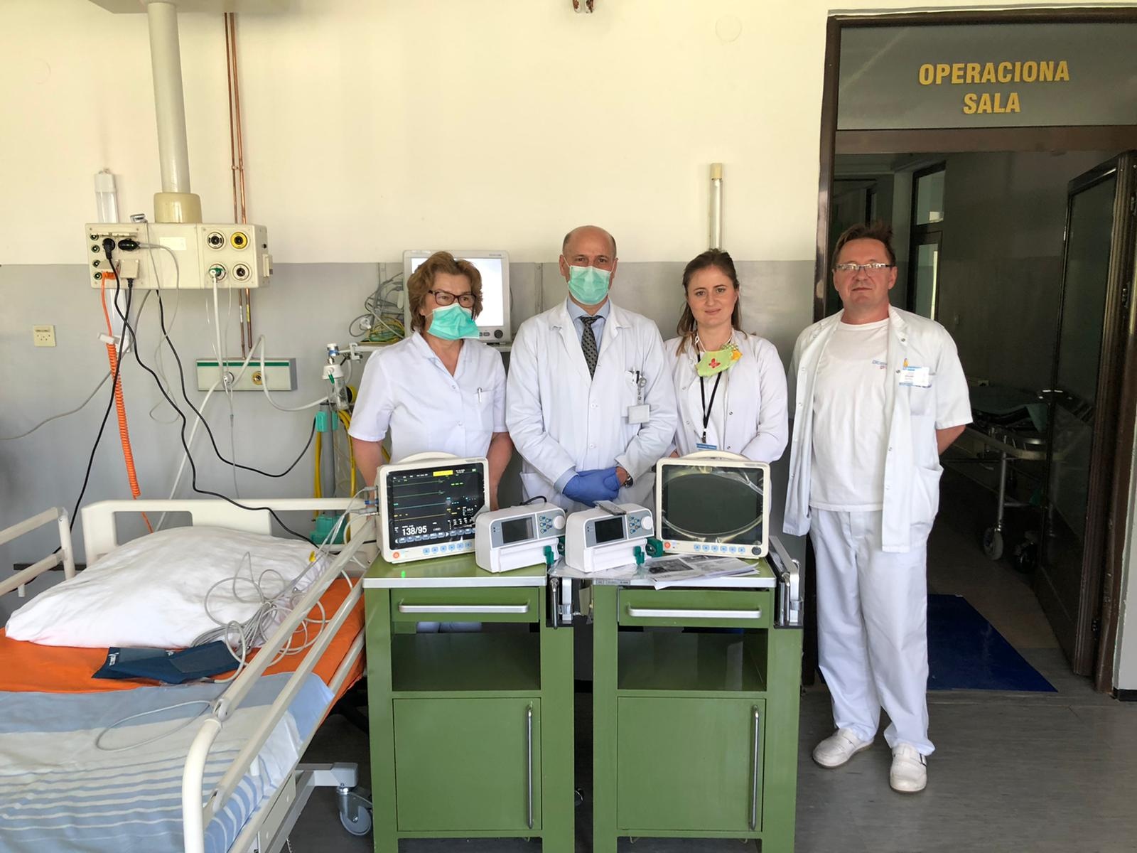 Customers in Poland have received ventilators, syringe pumps, and monitors.