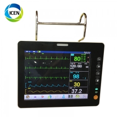 IN-C004-1 Portable 8 inch ECG Color TFT LCD Screen Patient Monitor