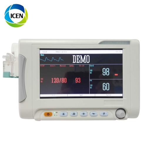 IN-70A Portable 7 inch Mult Parameter Ambulance Patient Monitor