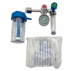 IN-K010 Oxygen Cylinder Regulator FlowMeter With Humidifier