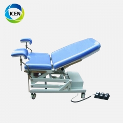 IN-I8802 Hospital Clinic Gynecological Obstetric Examination Bed Manual Birthing Bed Hydraulic Obstetric Delivery Surgical table