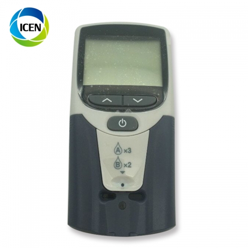 IN-B034 China fully-auto small screen protein glycated nycocard handheld hba1c analyzer with test strips