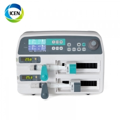 IN-G702 ICEN double channel Automatic Micro Intravenous Touch Screen Syringe Driver