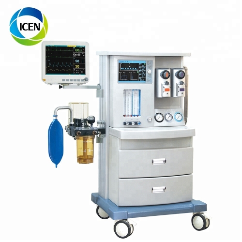 IN-E850 10.4" display anesthesia machine mobile multi-function hospital monitor Vaporizer Anesthesia Machine