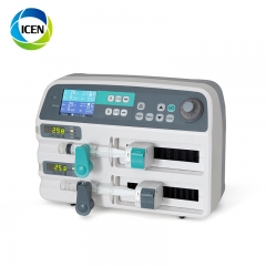 IN-G702 ICEN double channel Automatic Micro Intravenous Touch Screen Syringe Driver