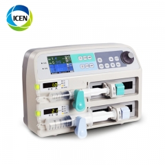 IN-G702 ICEN double channel Automatic Micro Intravenous Touch Screen Syringe Driver
