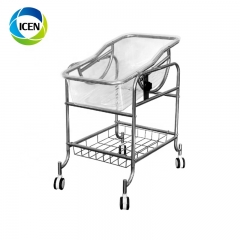IN-6063 Medical Baby Cot Infant Care Bed Baby Bassinet Clear Plastic Bassinet For Hospital Baby