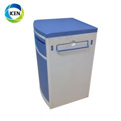IN-505 Hospital Patient Room ABS Bedside Cabinet With Castors And Lock