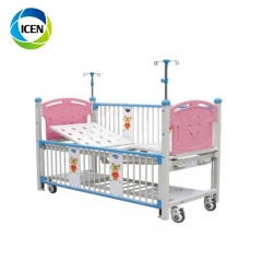 IN-605 Used Hospital Luxury Adjustable Baby Bed Baby Cart New Born Baby Bed With Big Storage