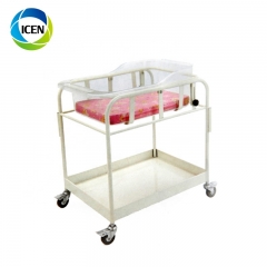 IN-6062 Used Hospital Baby Bed Portable Baby Cart Transparent Acrylic Bassinet Baby Cot Premature Infant Bed
