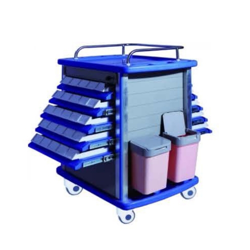 IN-696 hospital medical emergency crash emergency cart medicine trolley price