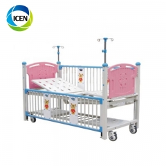 IN-622 Medical Child Bed Manual Single Crank Home Dimensions Pediatric Bed Hospital Children Bed