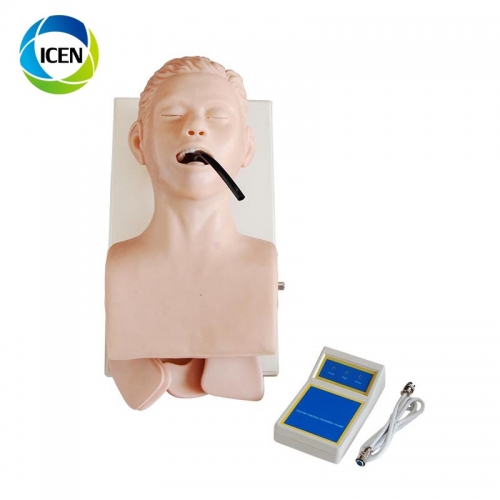 IN-406 advanced medical training model trachea intubation simulation human airway CPR manikin HumanTrachea Intubation Model
