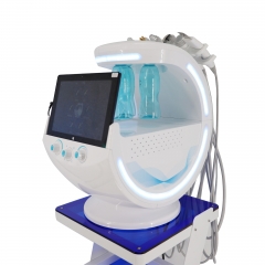 IN-M011 7 in 1 body skin light green ice blue facial peeling care machine