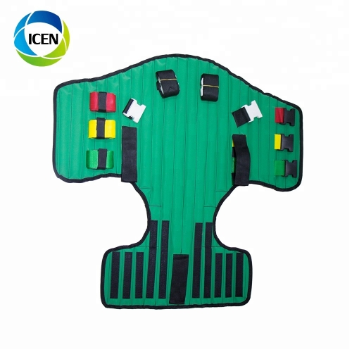 Green stretcher rescue kit torso splint lifesaving chest and back fixed chest fixer extrication device