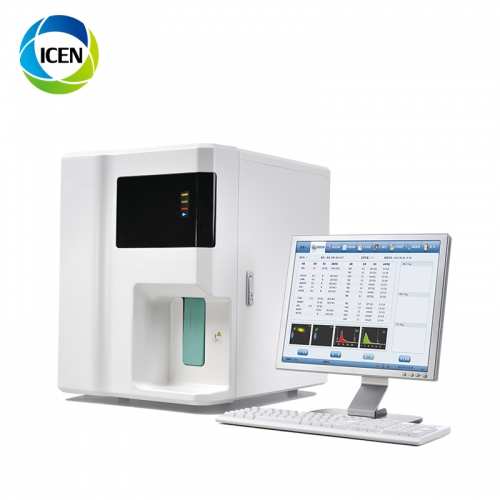 IN-B006 Laboratory portable vet ICEN sysmex Auto veterinary dry blood test machine price 5part hematology analyzer