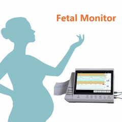 IN-C18 Medical CE Fetal Monitor Color ultrasound Ctg Machine