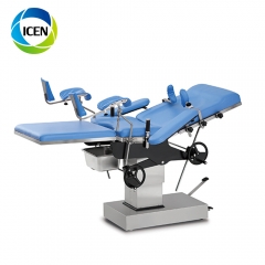 IN-G001 cheap electric gynecology bed delivery table gynecological operating beds for woman giving birth
