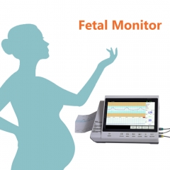 IN-C18 Cardiotocography Fetal Heart Rate Fetal Monitor CTG Machine with Twin Doppler