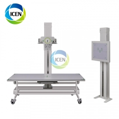 IN-D200 500ma high frequency digital radiography hospital x ray machine with double column