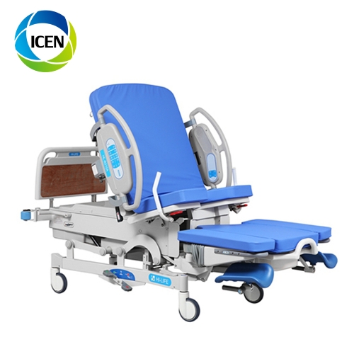 IN-T502-C-1 Electric Gynecology Examination Table Obstetric Delivery Bed for Woman Giving Birth