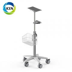 IN-C hospital mobile working stations mobile monitor trolley medical laptop cart