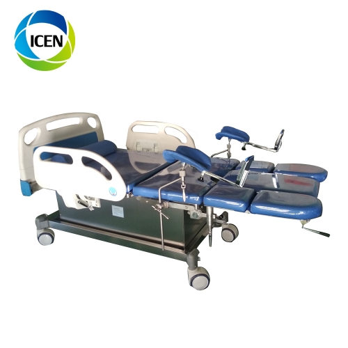 IN-T502-C Obstetric Electric Delivery Hospital LDR Bed with Operating Handle for Women