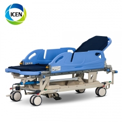 IN-R800B hospital abs hydraulic patient stretcher bed emergency transfer trolley