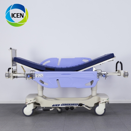 IN-R800A Hospital Emergency Rescue Transfer Bed Transport Patient Stretcher Trolley