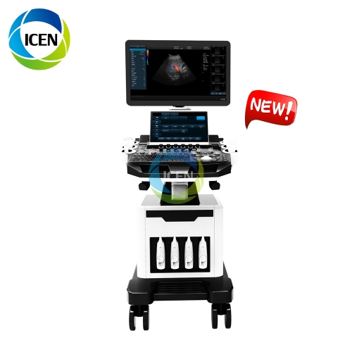 IN-AT5 PRO trolley 3D 4D 5D cheapest portable color doppler machine color b ultrasound scanner