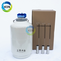 IN-YDS10 10 liter biological container cryogenic liquid nitrogen tank for artificial insemination