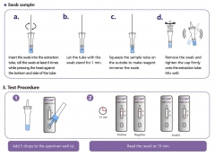 IN-COV-2 Home Hospital Medical diagnostic covid 19 sars-cov2 saliva antigen rapid test kit