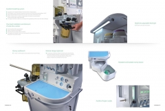 AX-600 COMEN A6 Anesthesia And Emergency Apparatus A7 A8 Anesthesia Machine A9 With Touch Screen