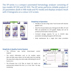 XP-100 Sysmex 3-diff Intelligent Automated Hematology Analyzer/cell Counter Machine Price