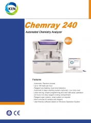 IN-240 Cheap Price Hospital Clinic Medical Rayto Chemray 240 Automated Auto Blood Chemistry Biochemistry Analyzer
