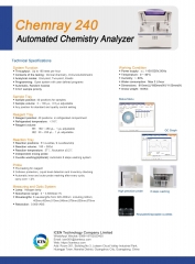 IN-240 Cheap Price Hospital Clinic Medical Rayto Chemray 240 Automated Auto Blood Chemistry Biochemistry Analyzer