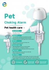 IN-W01 Veterinary Choking Alarm Animimal Apnea Monitor Breathing Apnoea Resporitary Alarm Pet Breathe Asphyxia Alertor
