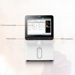 H60 Ec-throughput Testing Capabilities Wbc 5-part Blood Cell Counters Automated Hematology Analyzer Edan H60 Vet