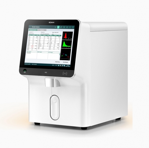 H60 Ec-throughput Testing Capabilities Wbc 5-part Blood Cell Counters Automated Hematology Analyzer Edan H60 Vet