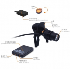 IN-G6 Rechargeable Led Headlight With Dental Loupes Surgical Medical Dual Battery Headlamp Price