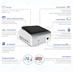 Wondfo Finecare FS-114 Poct Rapid Detection System Fluorescence Immunoassay Analyzer Fia Analyzer