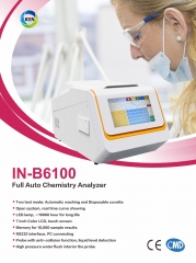 IN-B6100 China Biochemistry Analyzer Fully Automated Automatic Clinical Chemistry Analyzer Machine Price