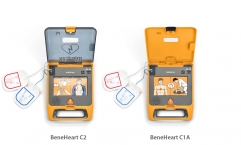 Mindray BeneHeart C2 C1A 7 Inch Screen Aed Defibrillator Portable Emergency First Aid Equipment Aed Set Automated External Trainer Simulator Machine