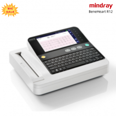 Mindray BeneHeart R12 24 Hours 12 Channel Portable Ecg Machine 12 Leads Electrocardiograph Monitor Ecg