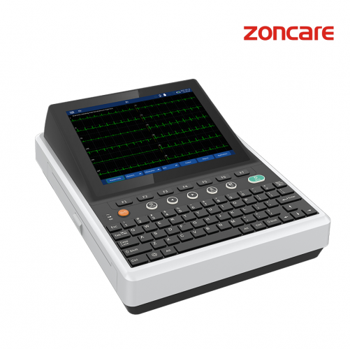 Zoncare U90 Ce Iso 8" Big Screen Ecg Machine Wireless 12 Channel Foinoe Ecg 1200g Electrocardiograph-telemedicine Ecg Machine 12 Channel