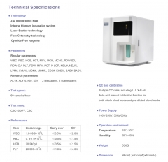 Rayto Hemaray 83 Hematology Analyzer 5 Part Auto Blood Cell Counter Blood Routine Detector Hematology Analyzer For Vet Or Human