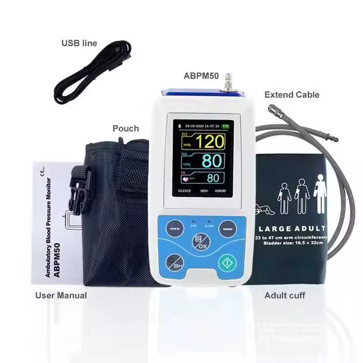 IN-PM50 New Design One-key Measurement Digital Blood Pressure Monitor With Upper Arm Adjustable Wide Range Cuff