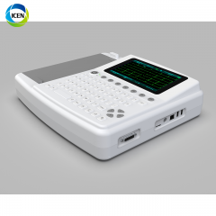 IN-1201 Digital 12 Channel Ecg Ekg Touch Screen Ecg Machine 12 Leads Ecg Machine